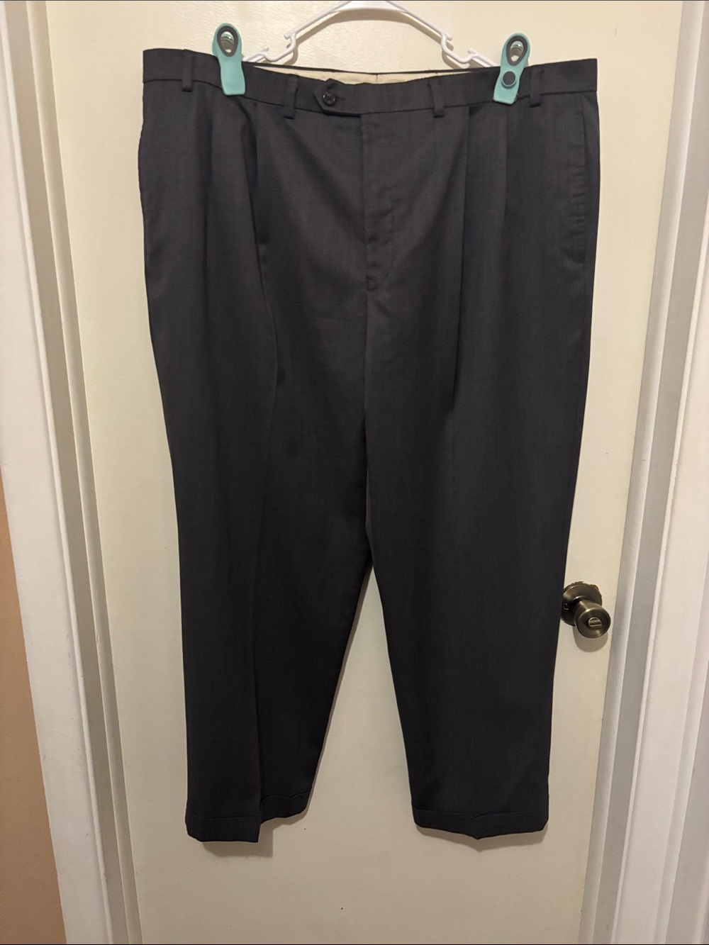 Chaps Classic Men's Grey Dress Pants